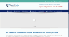 Desktop Screenshot of centralvalleyanimalhospital.com